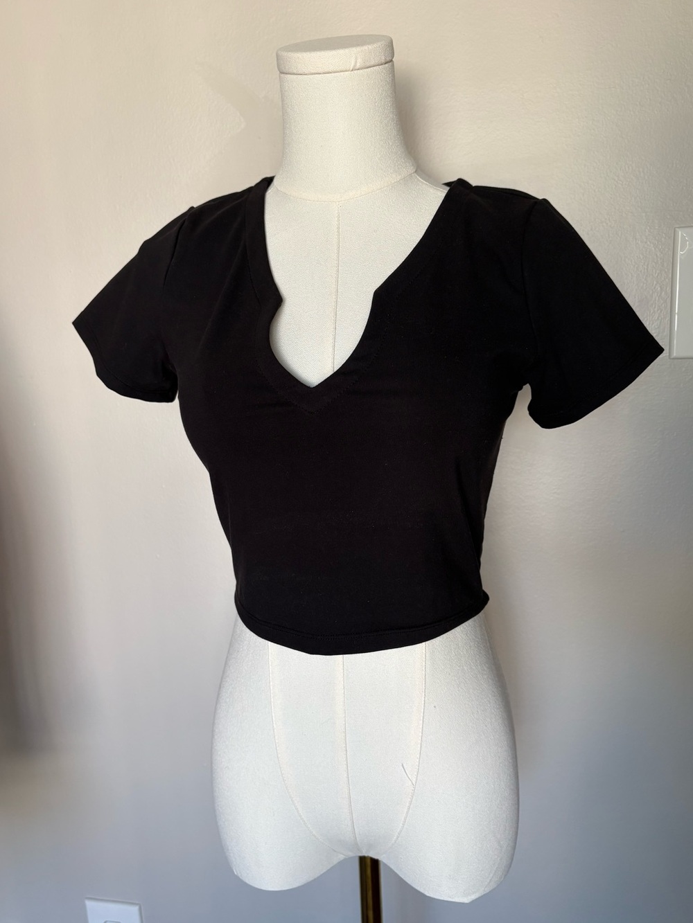 Ptula Sample Black Cassey Crop Top